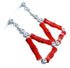 Sterling Silver Coral Post Dangle Bead Earrings RX114640